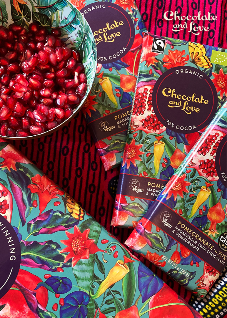 POMEGRANATE CHOCOLATE GIFT BOX