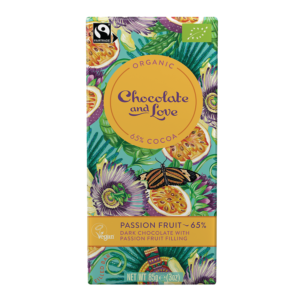 PASSION FRUIT 65% - DARK CHOCOLATE WITH PASSION FRUIT FILLING