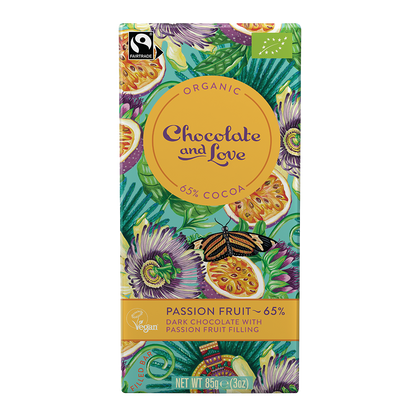 PASSION FRUIT 65% - DARK CHOCOLATE WITH PASSION FRUIT FILLING