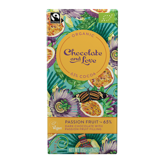 PASSION FRUIT 65% - DARK CHOCOLATE WITH PASSION FRUIT FILLING
